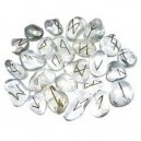 RUNES EN PIERRES SEMI-PRECIEUSES cristal de roche